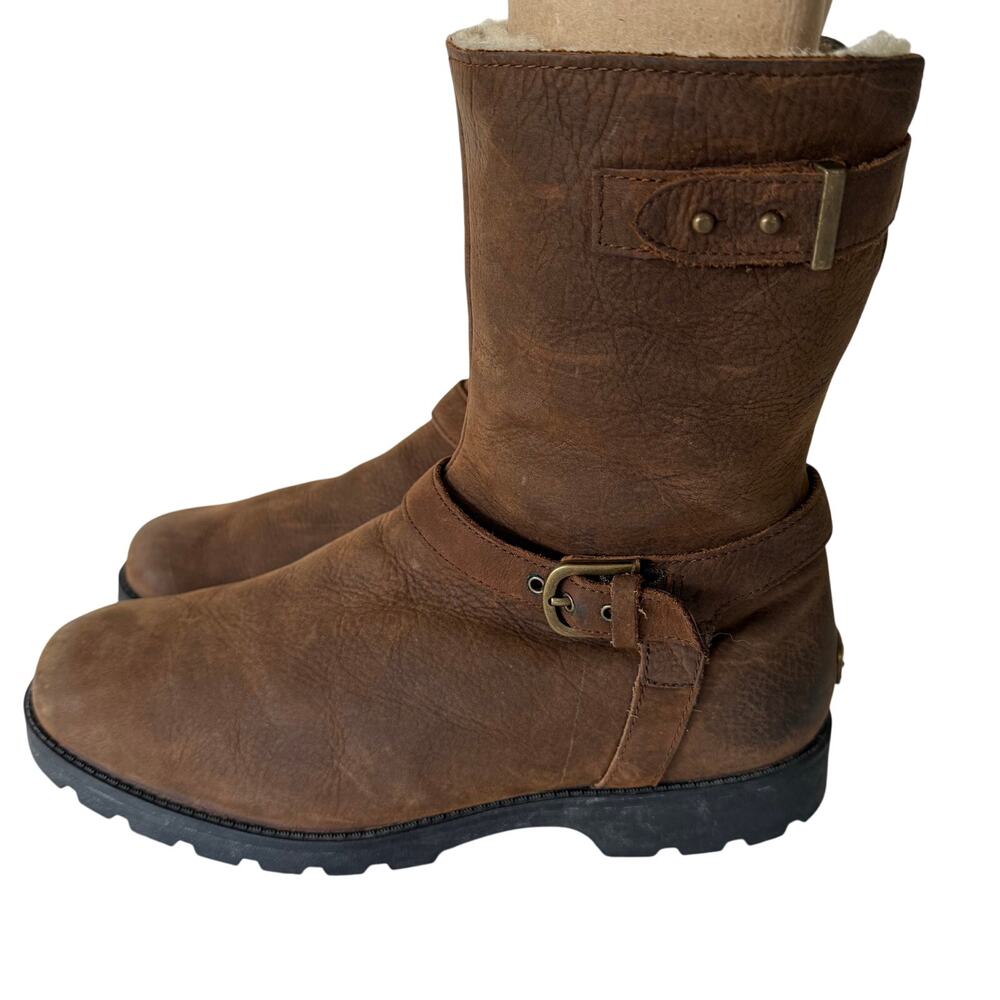 UGG Leather Women’s size 10 Moto boots size